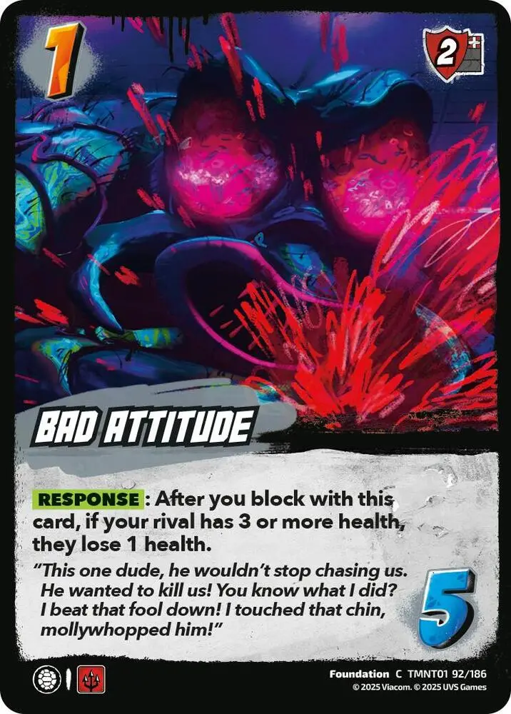 Bad Attitude - Teenage Mutant Ninja Turtles (Tmnt) 1