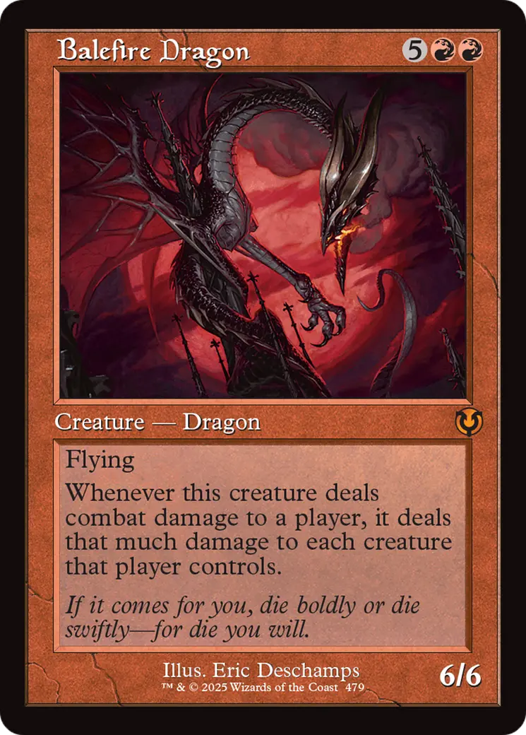 Balefire Dragon (Retro Frame) [Innistrad Remastered] 1