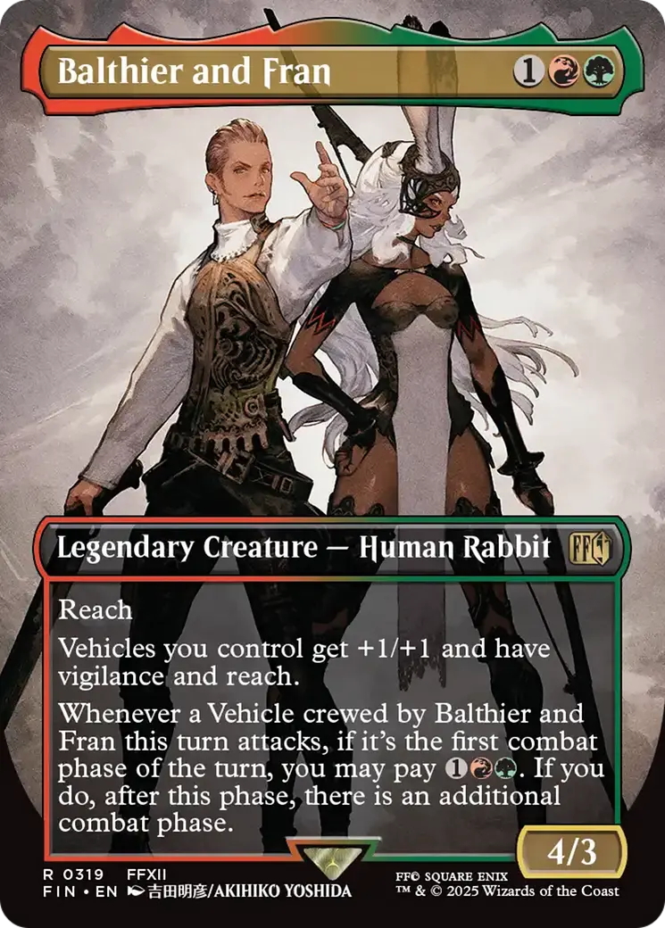 Balthier And Fran (Borderless) (0319) [Final Fantasy] 1