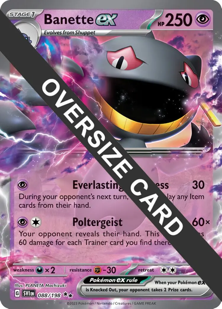 Banette Ex (088) (Jumbo Card) [Scarlet & Violet: Black Star Promos] 1