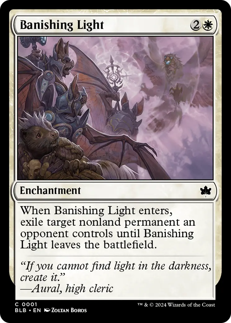 Banishing Light [Bloomburrow] 1