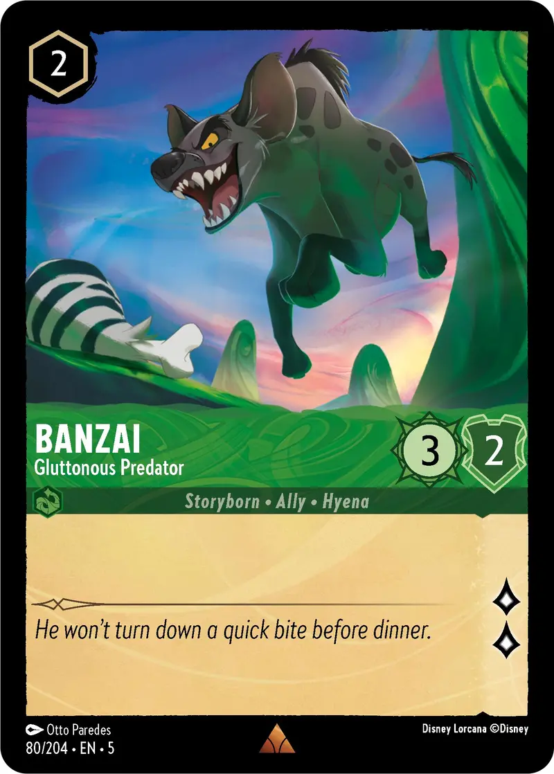 Banzai - Gluttonous Predator (80/204) [Shimmering Skies] 1