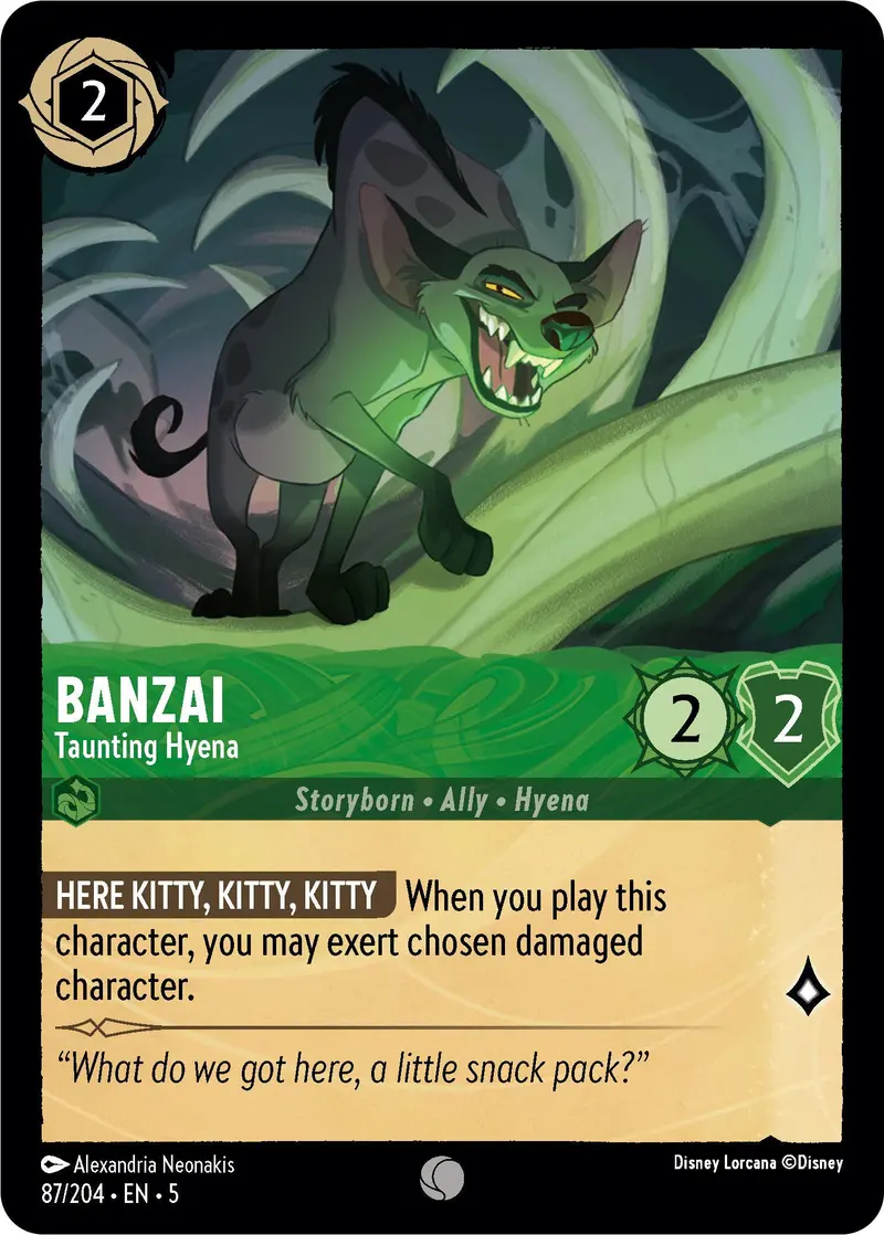 Banzai - Taunting Hyena (87/204) [Shimmering Skies] 1