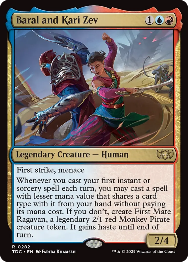 Baral And Kari Zev [Tarkir: Dragonstorm Commander] 1