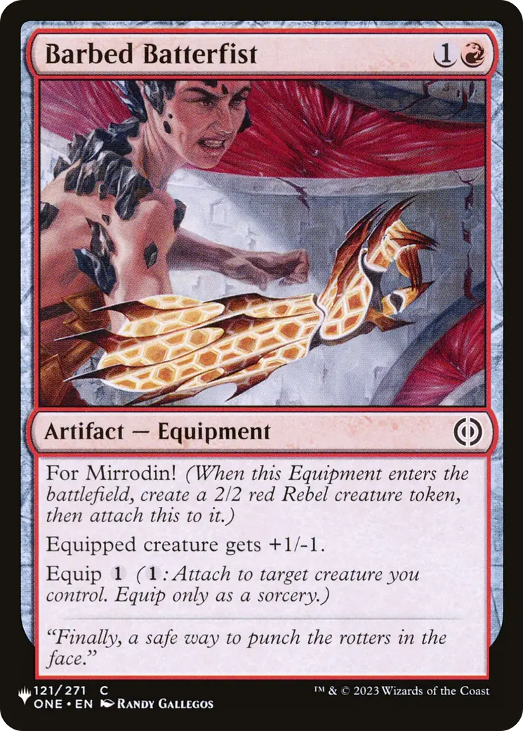 Barbed Batterfist [The List] 1