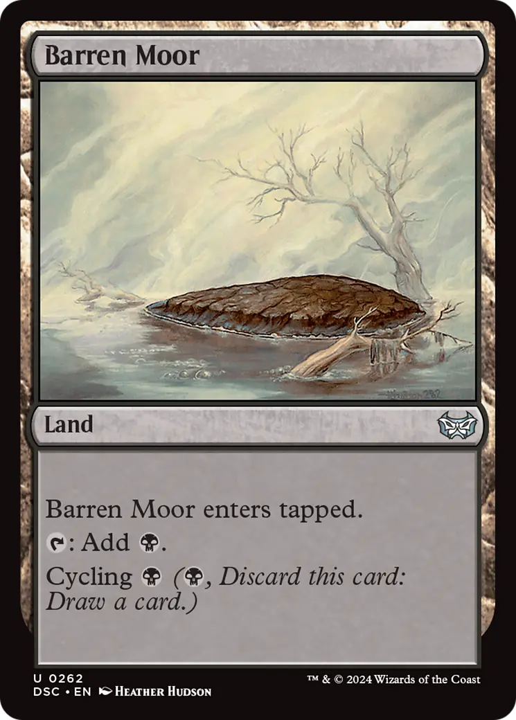 Barren Moor [Duskmourn: House Of Horror Commander] 1