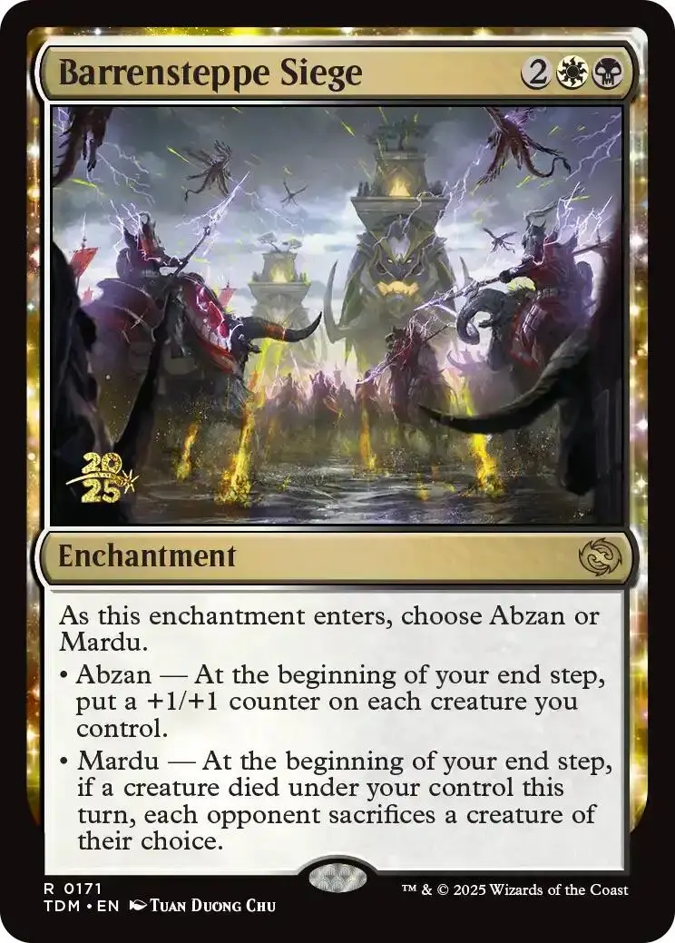 Barrensteppe Siege [Tarkir: Dragonstorm Prerelease Promos] 1