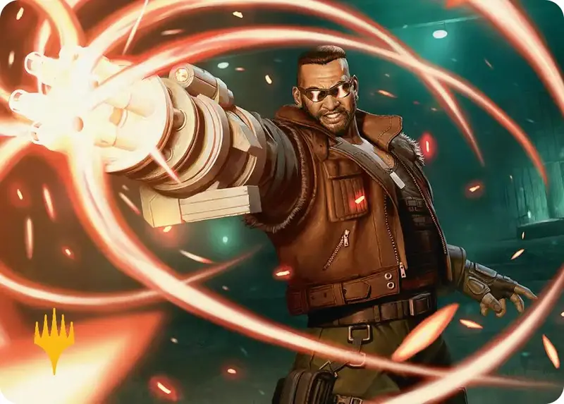 Barret Wallace Art Card (Gold-Stamped Planeswalker Symbol) [Final Fantasy Art Series] 1