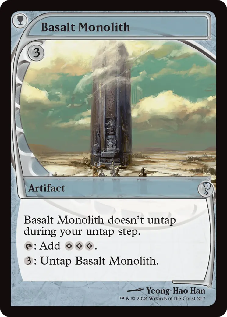 Basalt Monolith (Future Sight) [Mystery Booster 2] 1