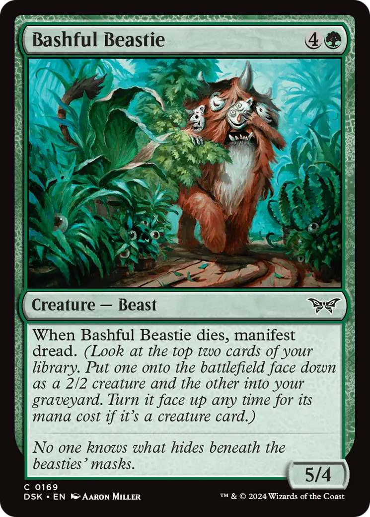Bashful Beastie [Duskmourn: House Of Horror] 1