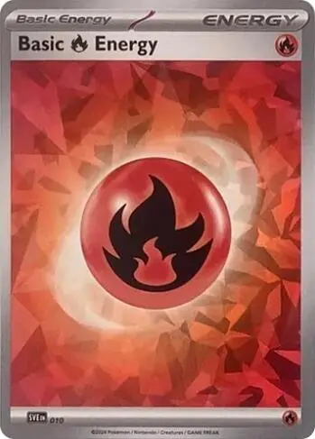 Basic Fire Energy (010) (Cracked Ice Holo) [Scarlet & Violet: Stellar Crown] 1