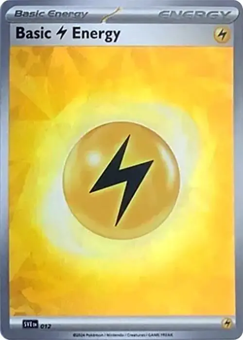 Basic Lightning Energy (012) (Cracked Ice Holo) [Scarlet & Violet: Stellar Crown] 1