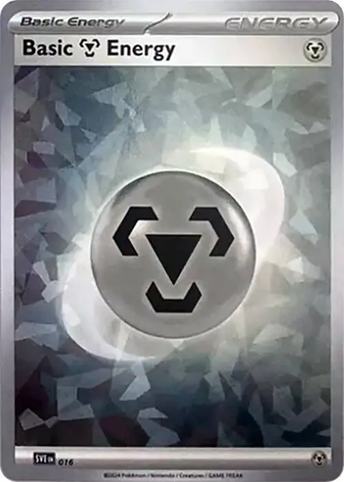 Basic Metal Energy (016) (Cracked Ice Holo) [Scarlet & Violet: Stellar Crown] 1