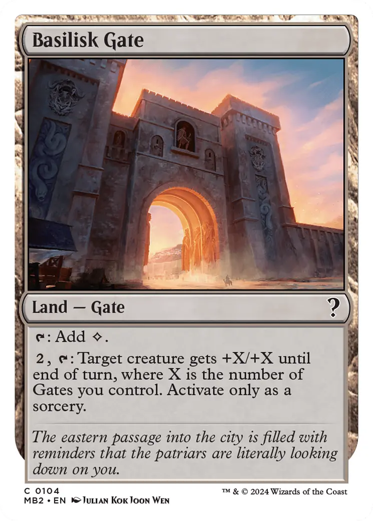 Basilisk Gate (White Border) [Mystery Booster 2] 1