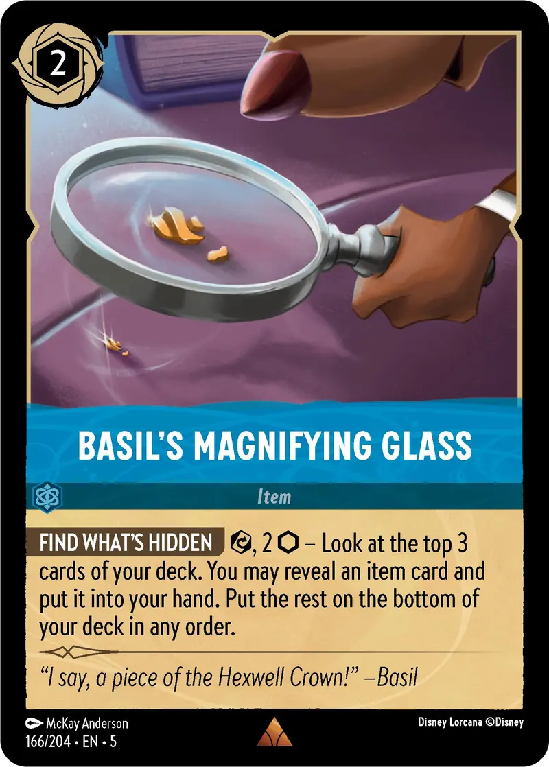Basil's Magnifying Glass (166/204) [Shimmering Skies] 1