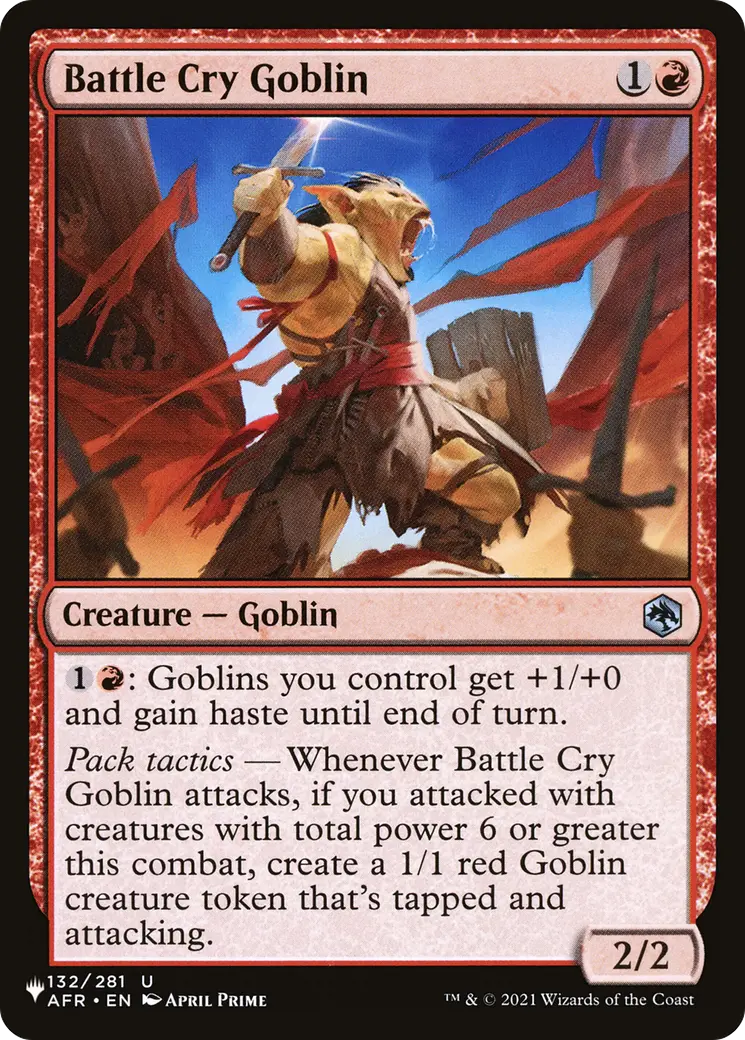Battle Cry Goblin [The List] 1