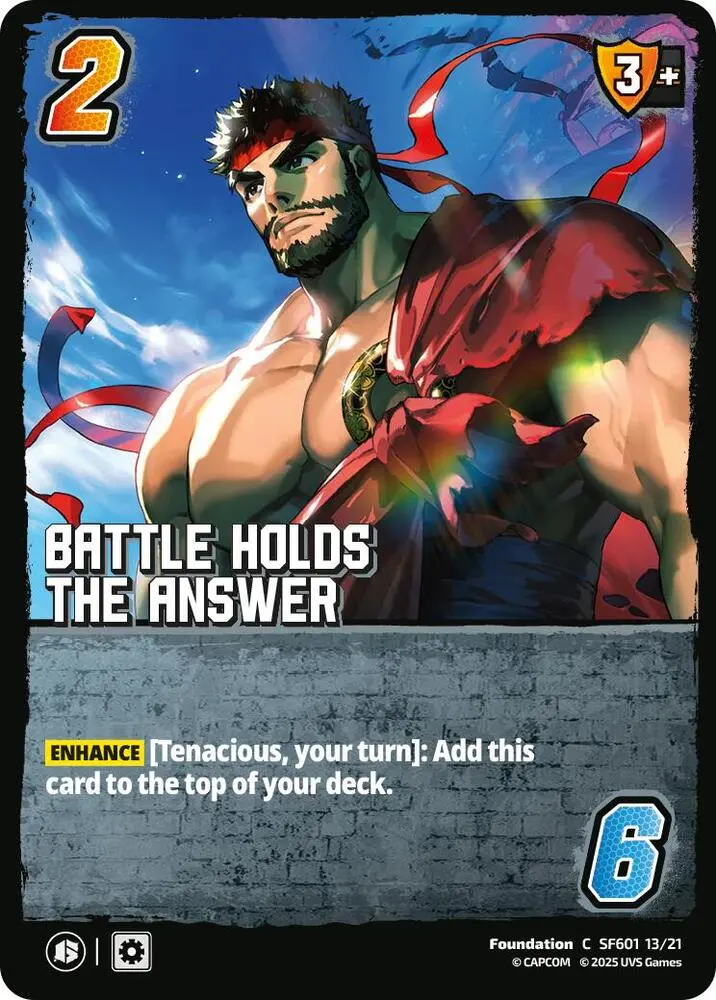 Battle Holds The Answer - Challenger Series: Street Fighter 6 (Sf6) (Foil) 1