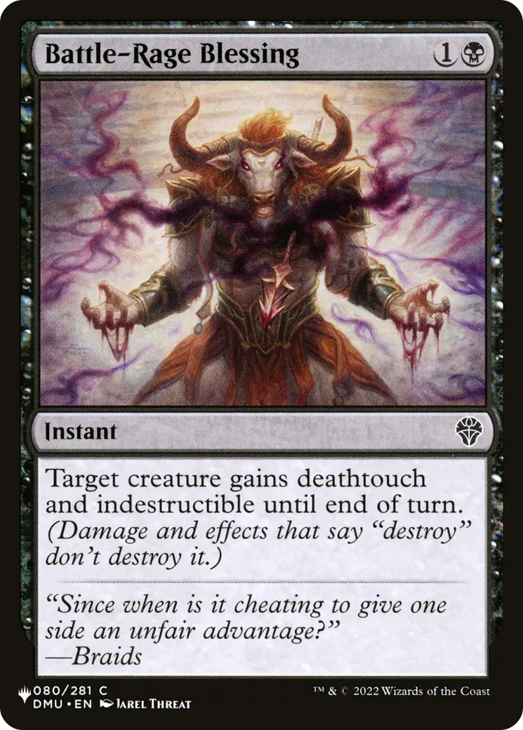 Battle-Rage Blessing [The List] 1