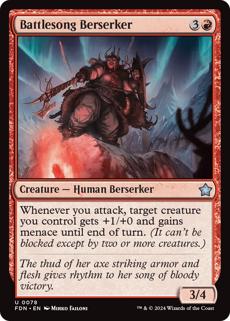 Battlesong Berserker [Foundations] 1