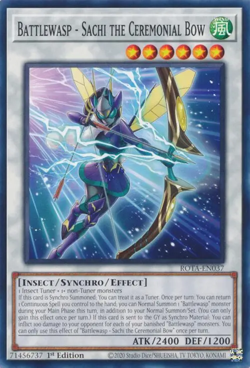 Battlewasp - Sachi The Ceremonial Bow [Rota-En037] Common 1