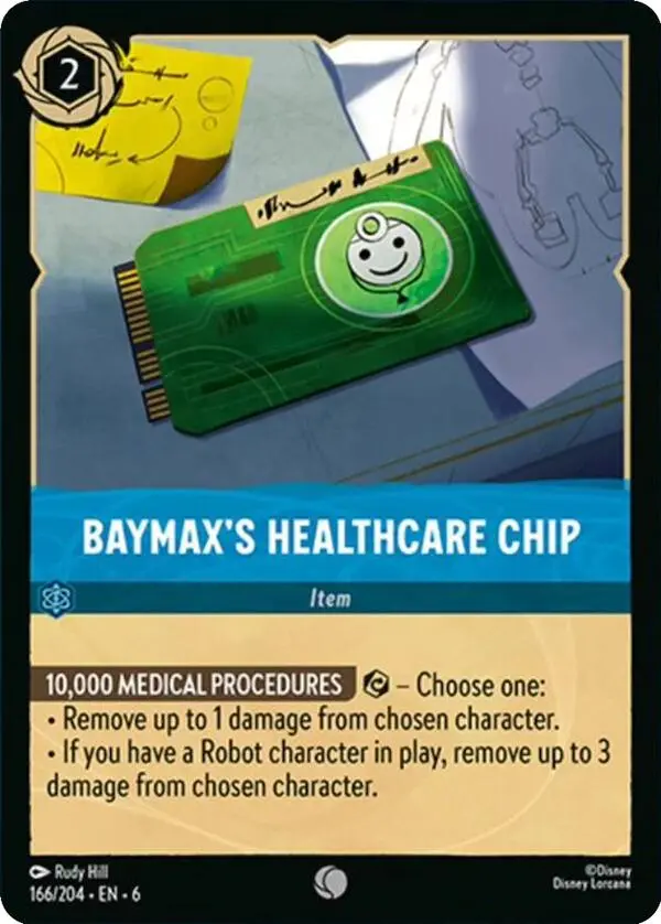 Baymax's Healthcare Chip (166/204) [Azurite Sea] 1