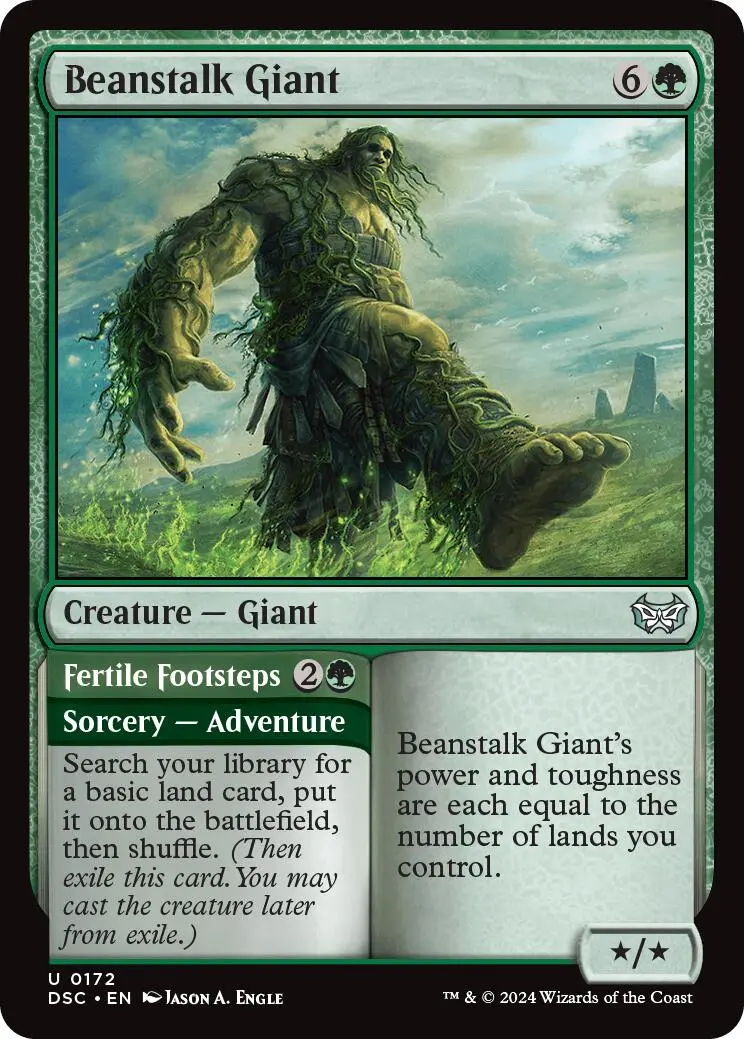 Beanstalk Giant [Duskmourn: House Of Horror Commander] 1