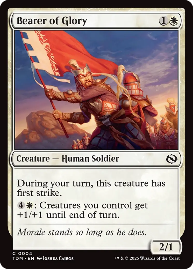 Bearer Of Glory [Tarkir: Dragonstorm] 1