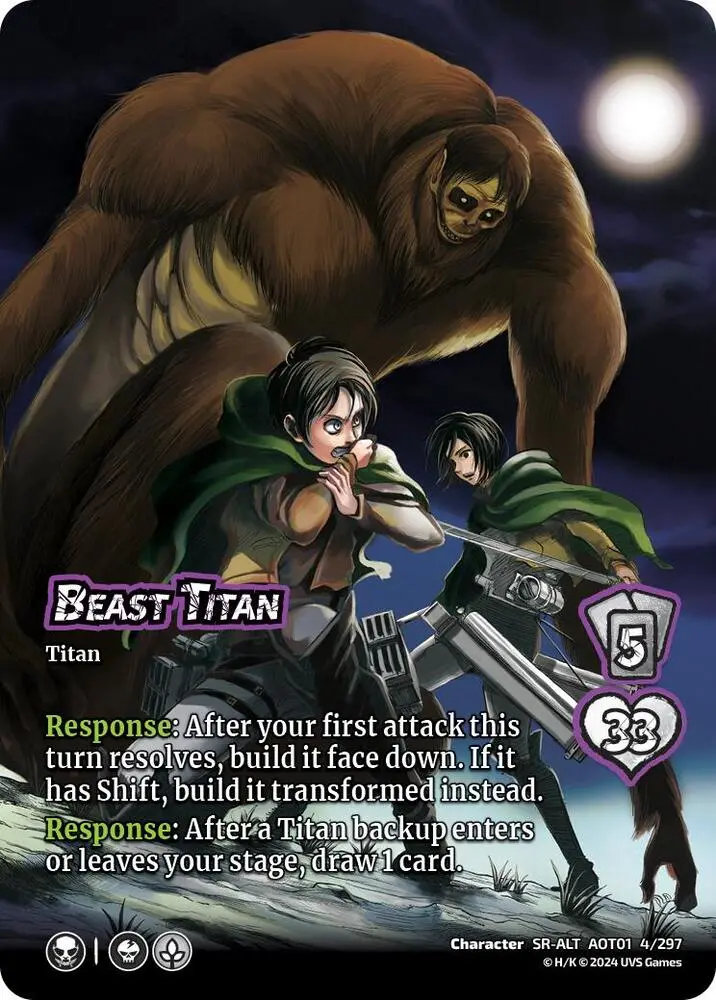Beast Titan (Alternate Art) - Attack On Titan: Battle For Humanity (Aot1) 1