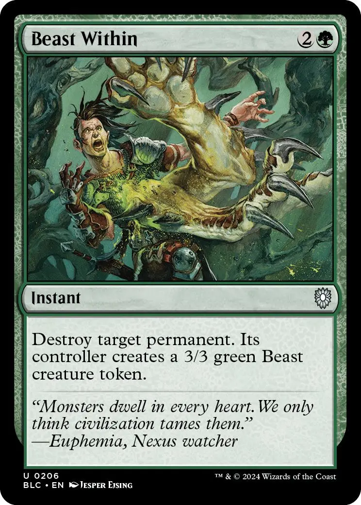 Beast Within [Bloomburrow Commander] 1