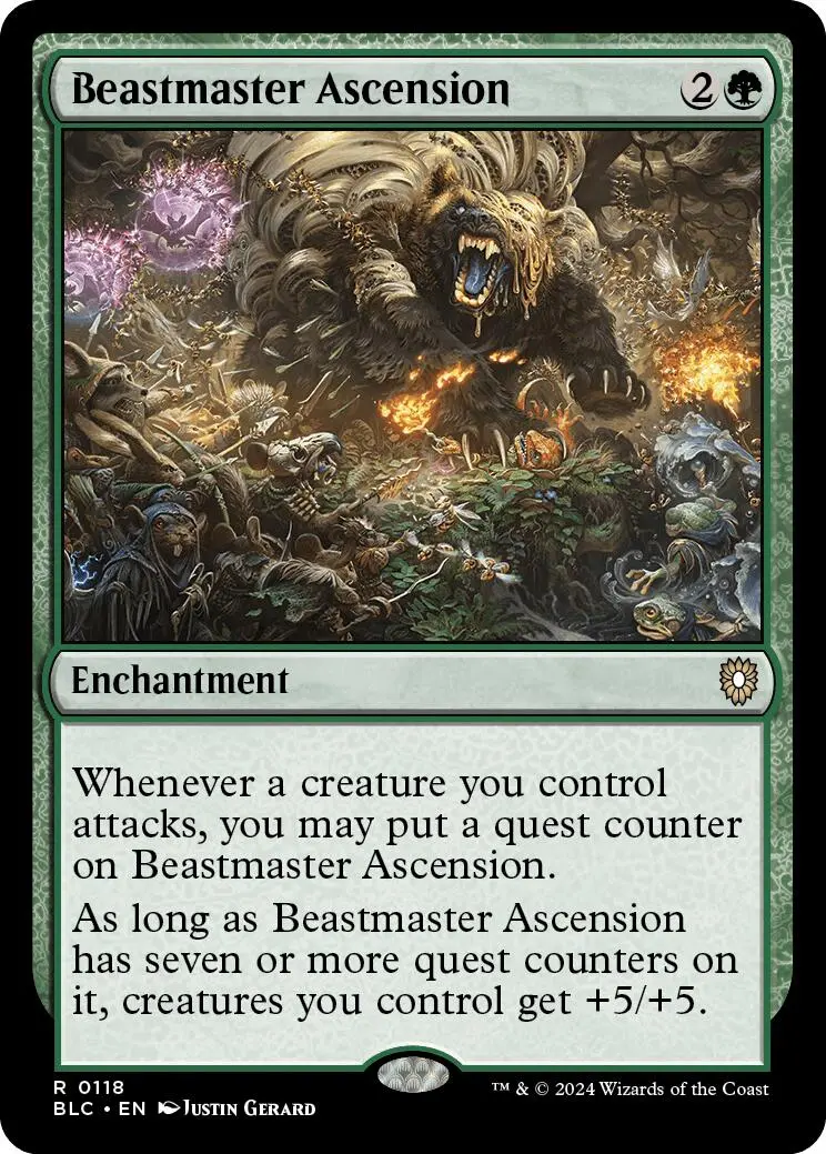 Beastmaster Ascension [Bloomburrow Commander] 1