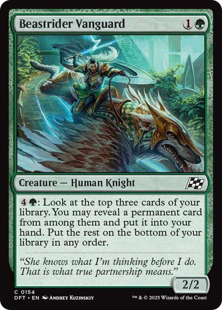 Beastrider Vanguard [Aetherdrift] 1