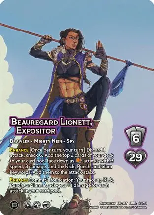Beauregard Lionett, Expositor (Alternate Art) 1