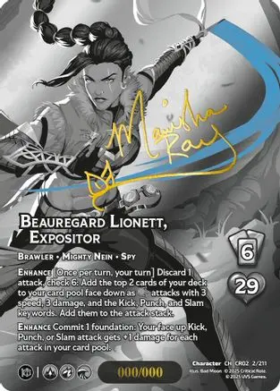 Beauregard Lionett, Expositor (Serial Numbered) #64 1