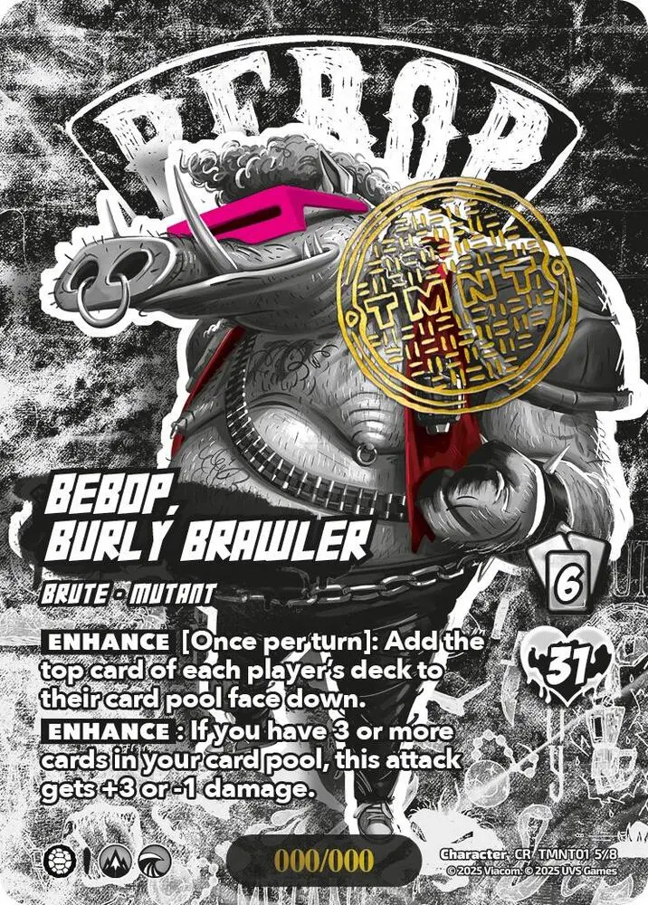 Bebop, Burly Brawler (Serial Numbered) - Teenage Mutant Ninja Turtles (Tmnt) #3 1