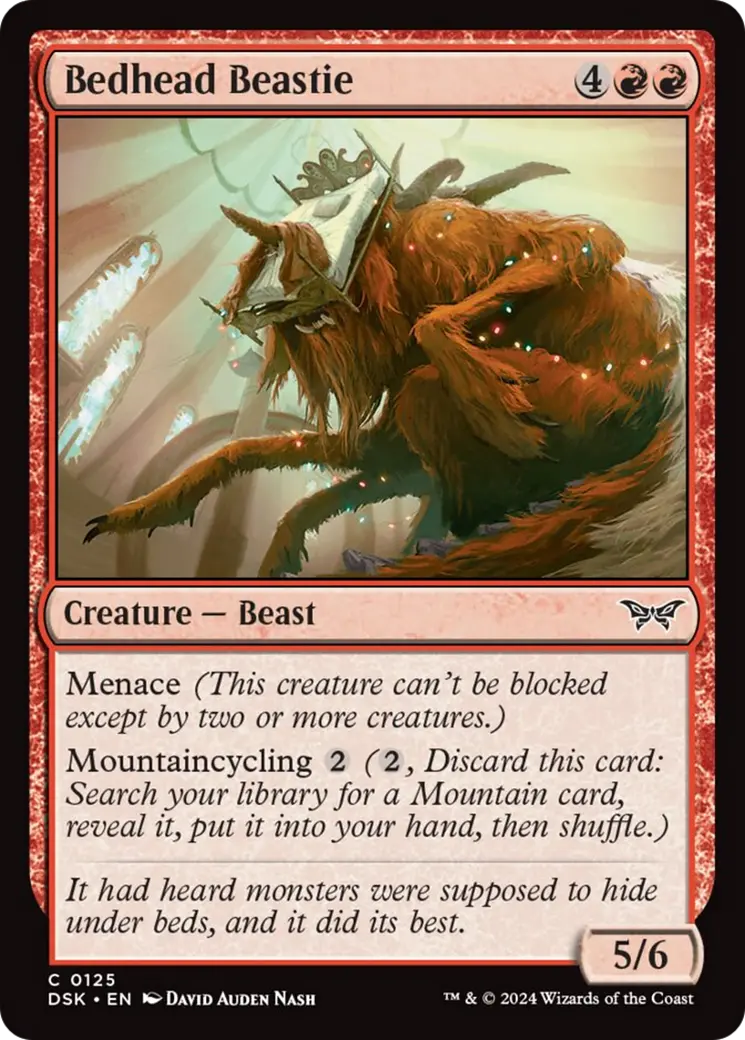 Bedhead Beastie [Duskmourn: House Of Horror] 1