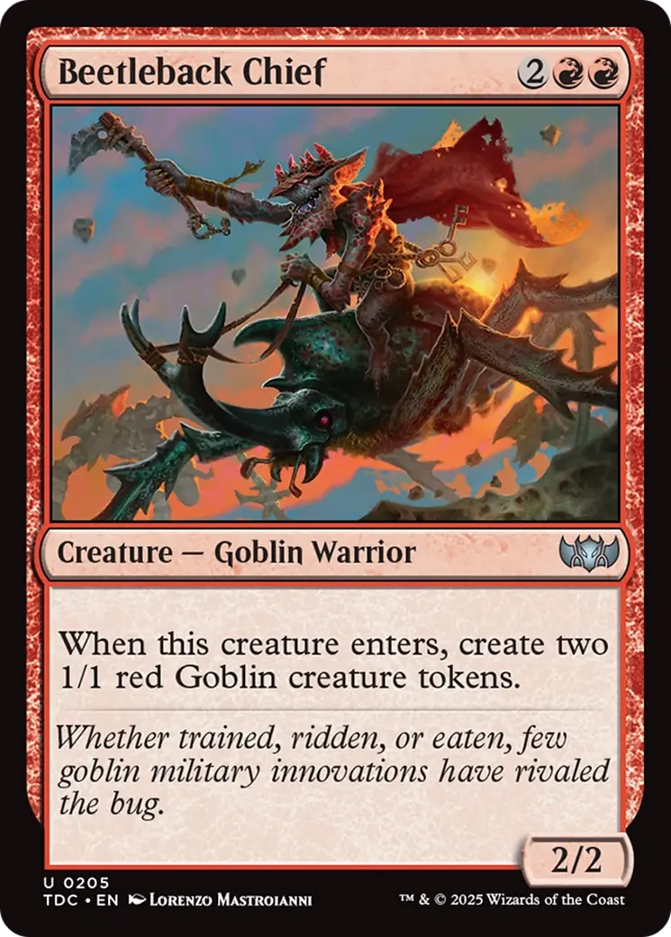 Beetleback Chief [Tarkir: Dragonstorm Commander] 1