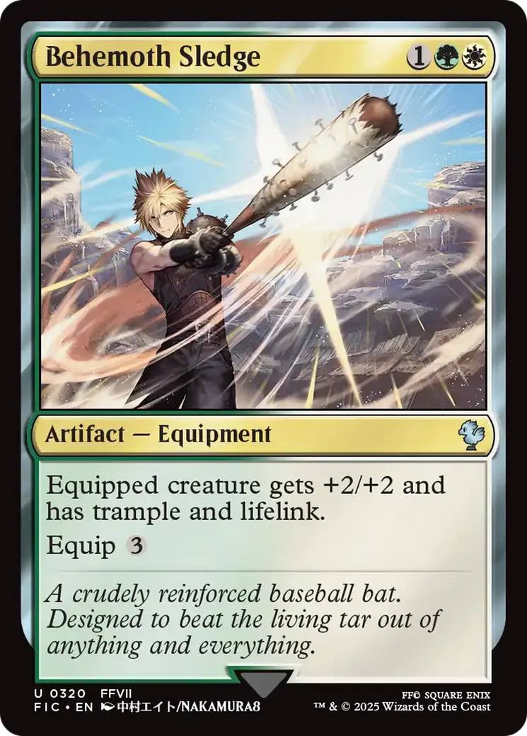 Behemoth Sledge [Final Fantasy Commander] 1