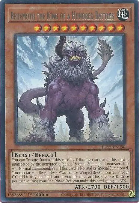 Behemoth The King Of A Hundred Battles [Jush-En050] Rare 1