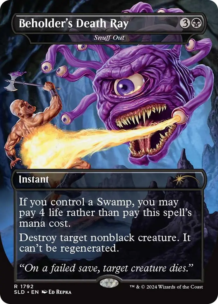Beholder's Death Ray - Snuff Out [Secret Lair Drop Series] 1