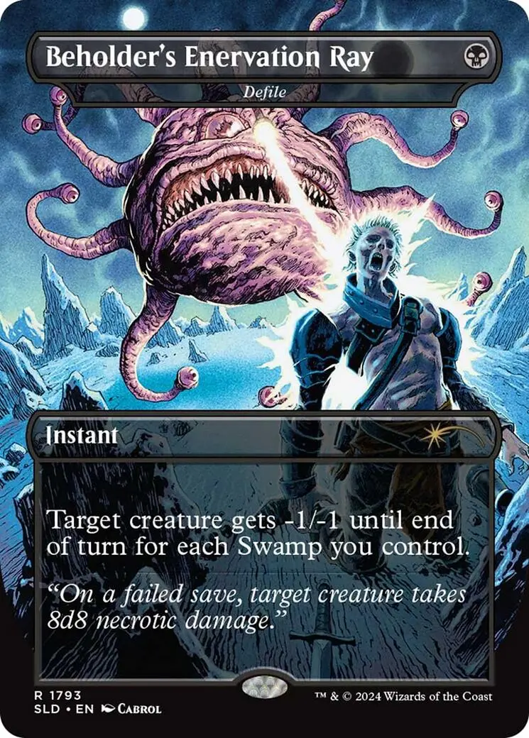 Beholder's Enervation Ray - Defile [Secret Lair Drop Series] 1