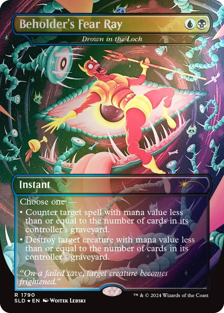 Beholder's Fear Ray - Drown In The Loch (Rainbow Foil) [Secret Lair Drop Series] 1