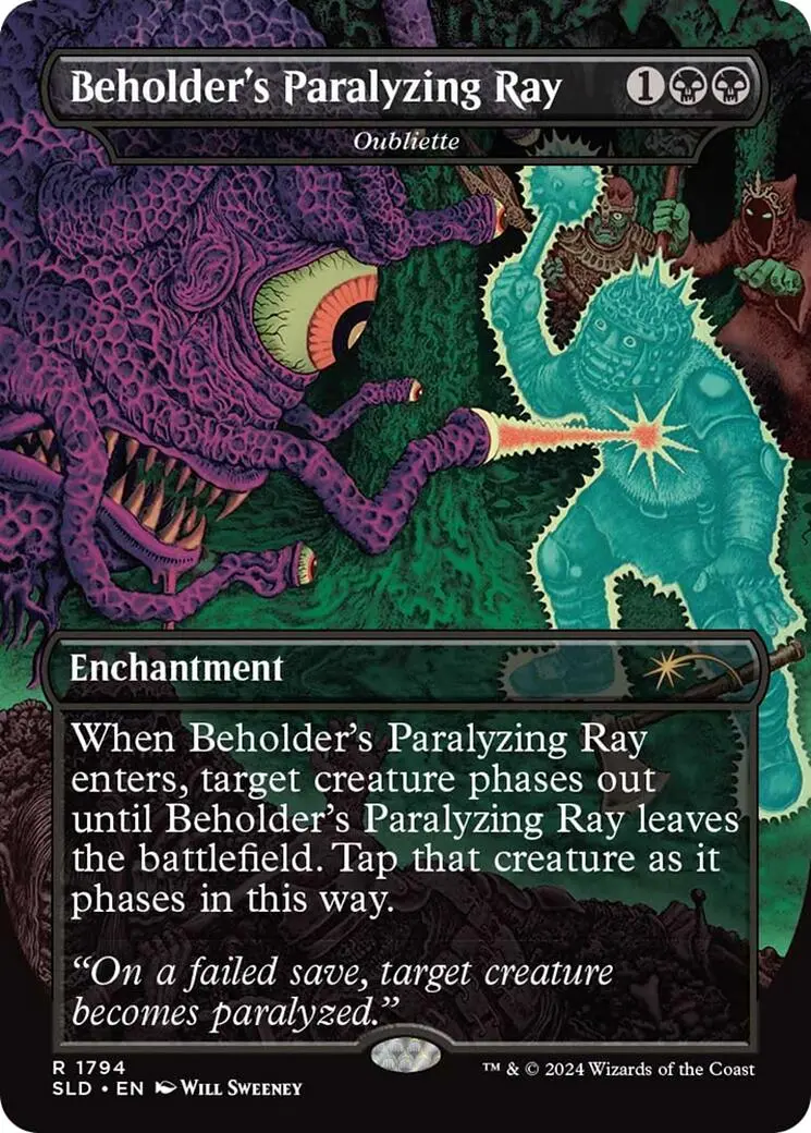 Beholder's Paralyzing Ray - Oubliette [Secret Lair Drop Series] 1