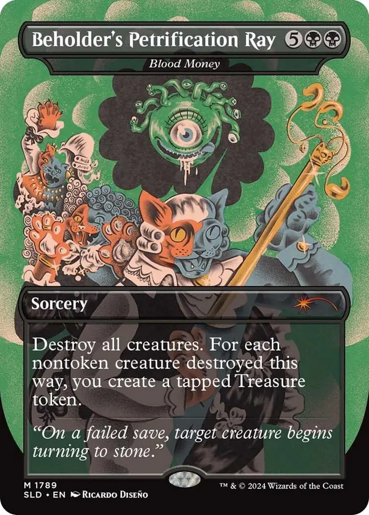 Beholder's Petrification Ray - Blood Money [Secret Lair Drop Series] 1