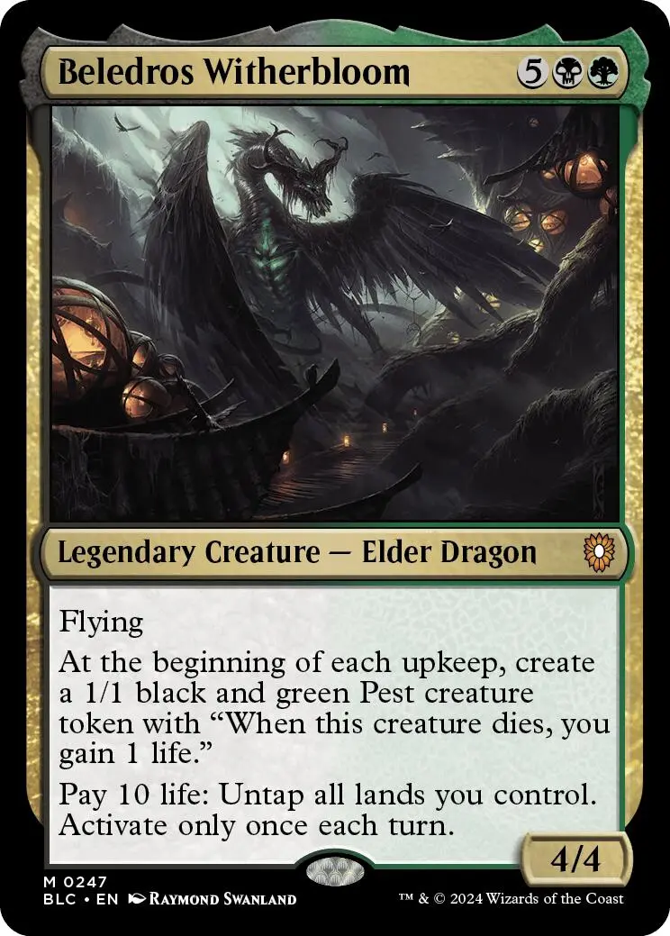 Beledros Witherbloom [Bloomburrow Commander] 1