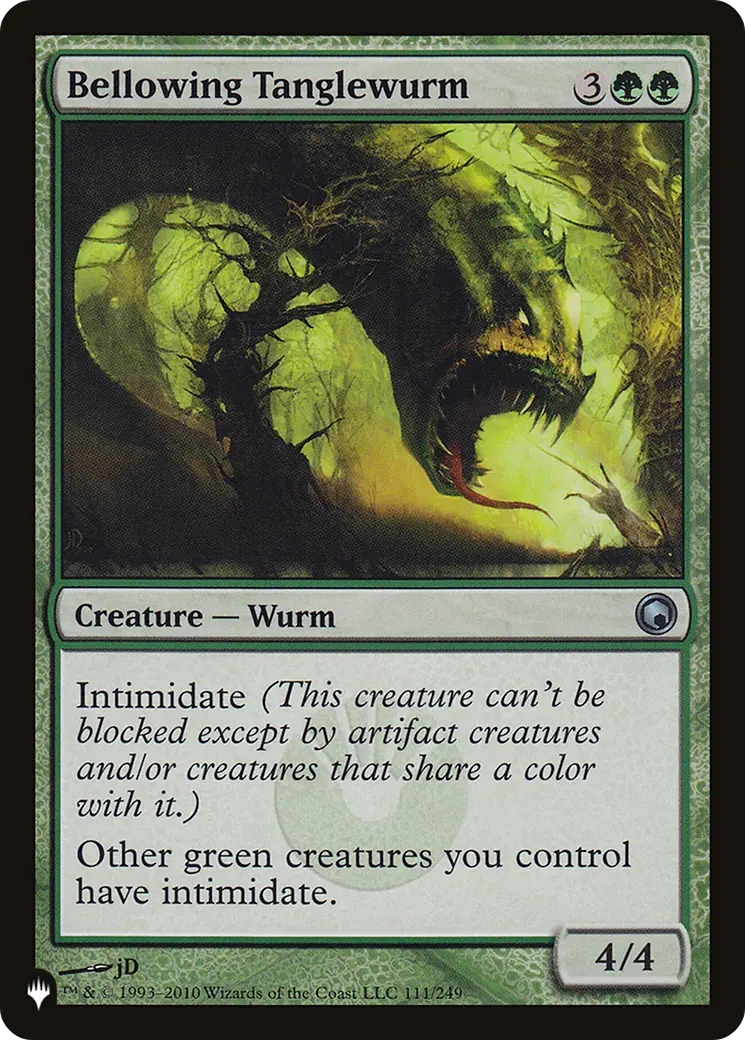 Bellowing Tanglewurm [The List] 1