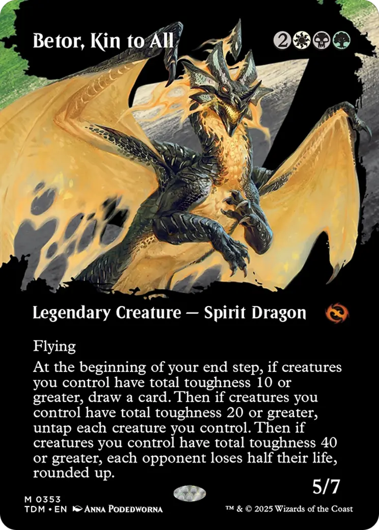 Betor, Kin To All (Borderless) [Tarkir: Dragonstorm] 1