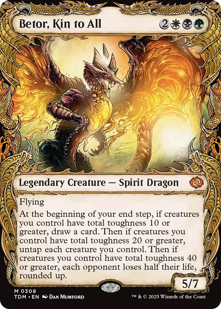 Betor, Kin To All (Showcase) [Tarkir: Dragonstorm] 1