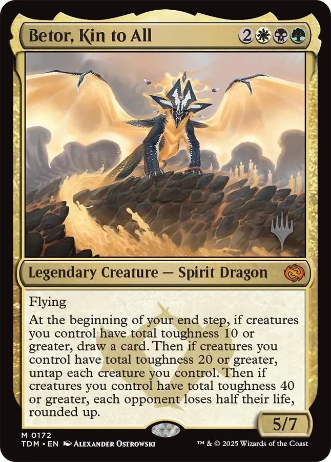 Betor, Kin To All [Tarkir: Dragonstorm Promos] 1