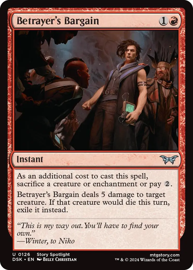 Betrayer's Bargain [Duskmourn: House Of Horror] 1