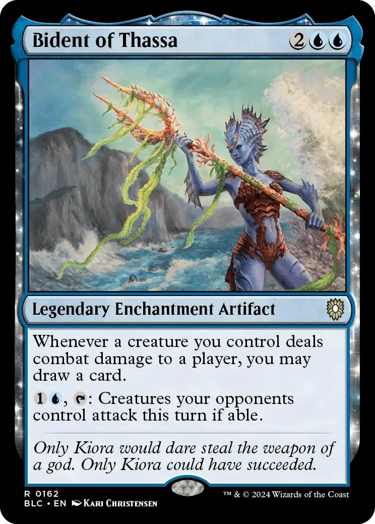 Bident Of Thassa [Bloomburrow Commander] 1
